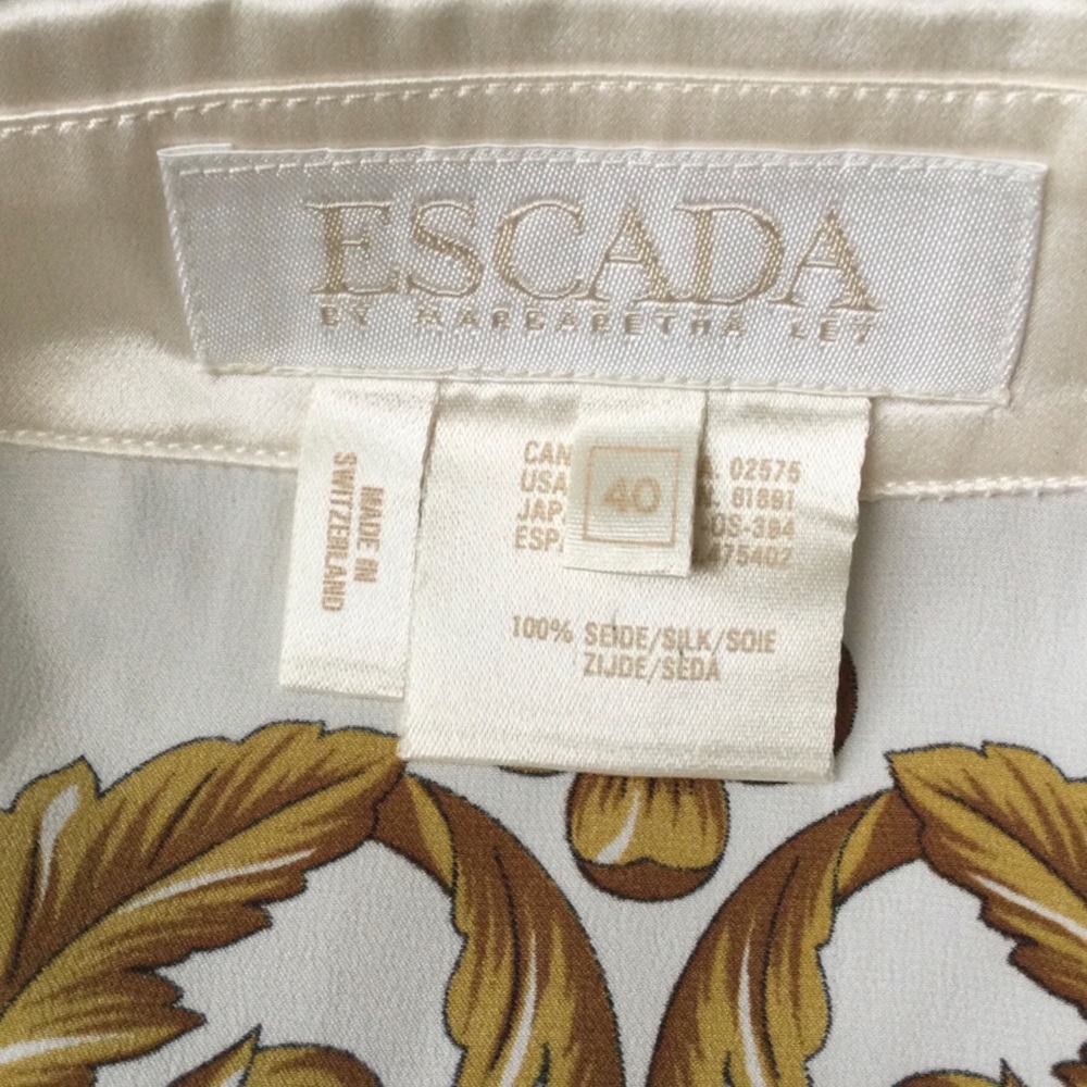 HOST PICK Vintage Escada by Margaretha Ley Silk Top - Picture 8 of 9